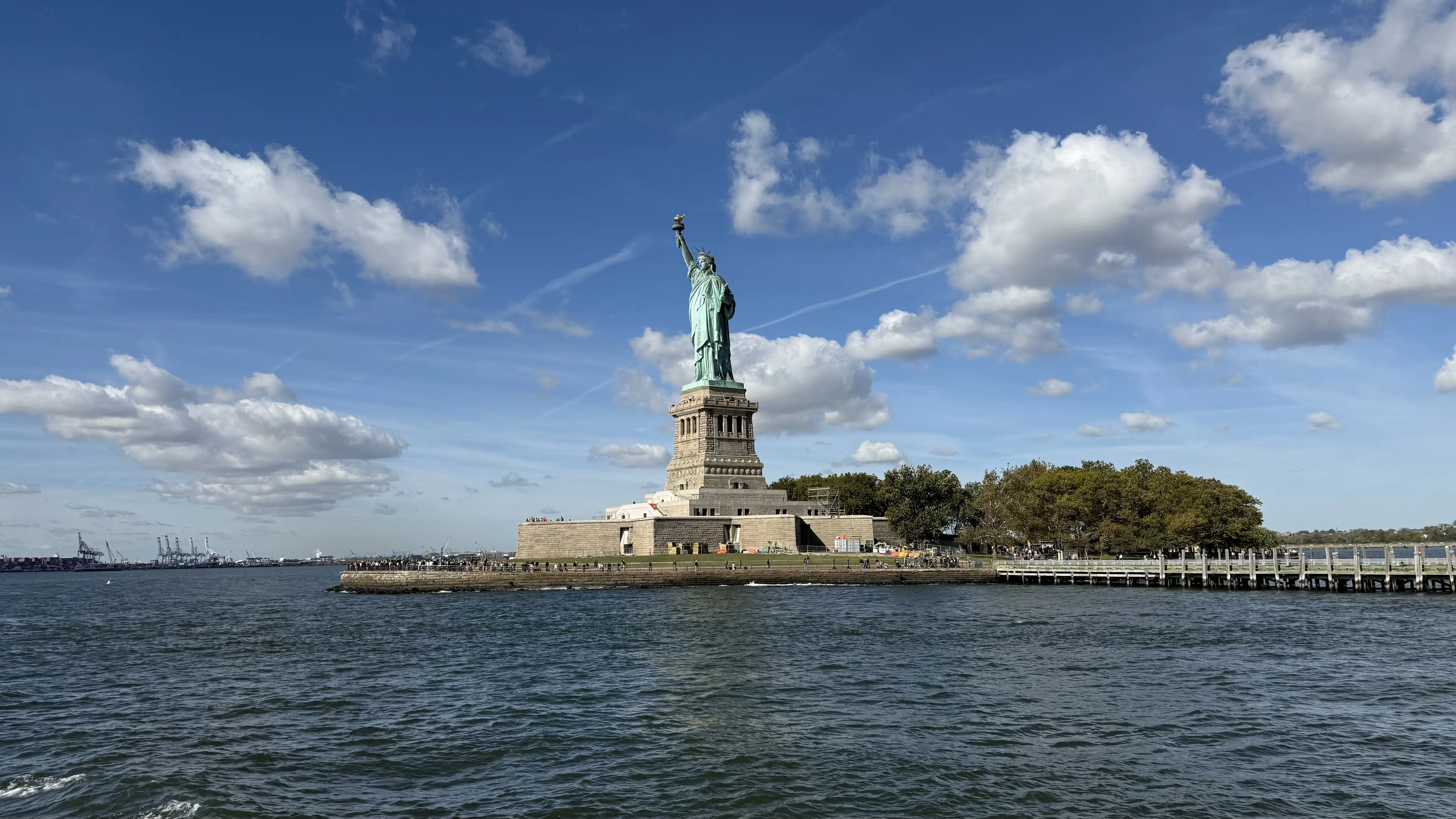 Leaving Liberty Island